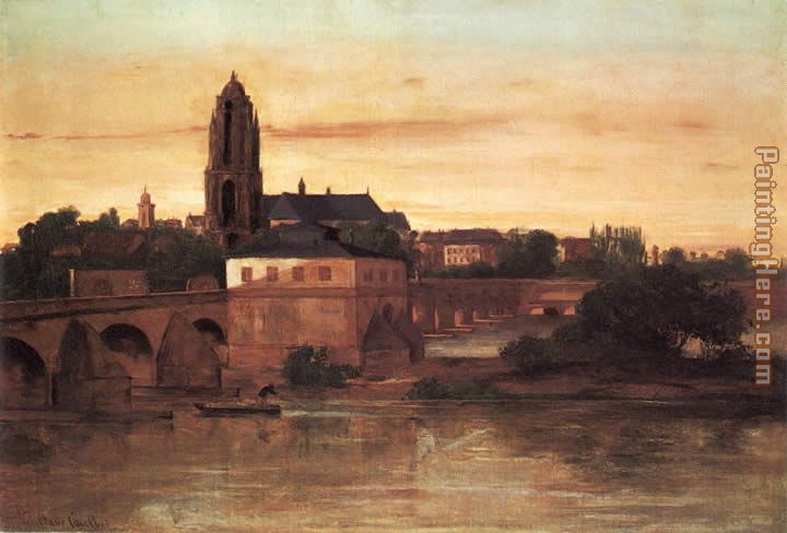 Gustave Courbet View of Frankfurt